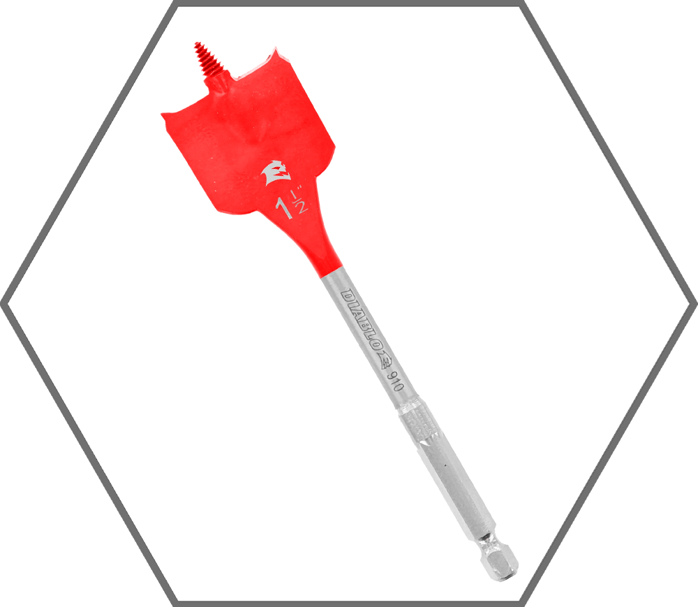 1-1/2" x 6" SPEEDemon Spade Bit (2-Pack)