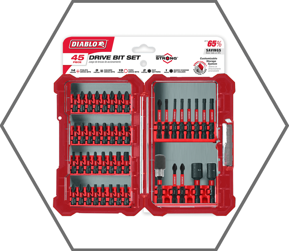 45 pc Screwdriving Set