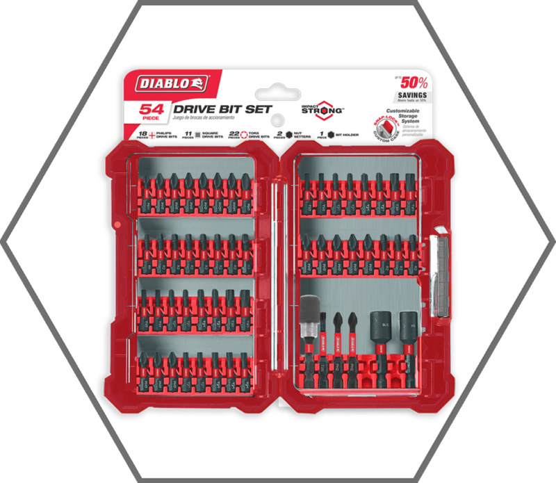 54 pc Screwdriving Set