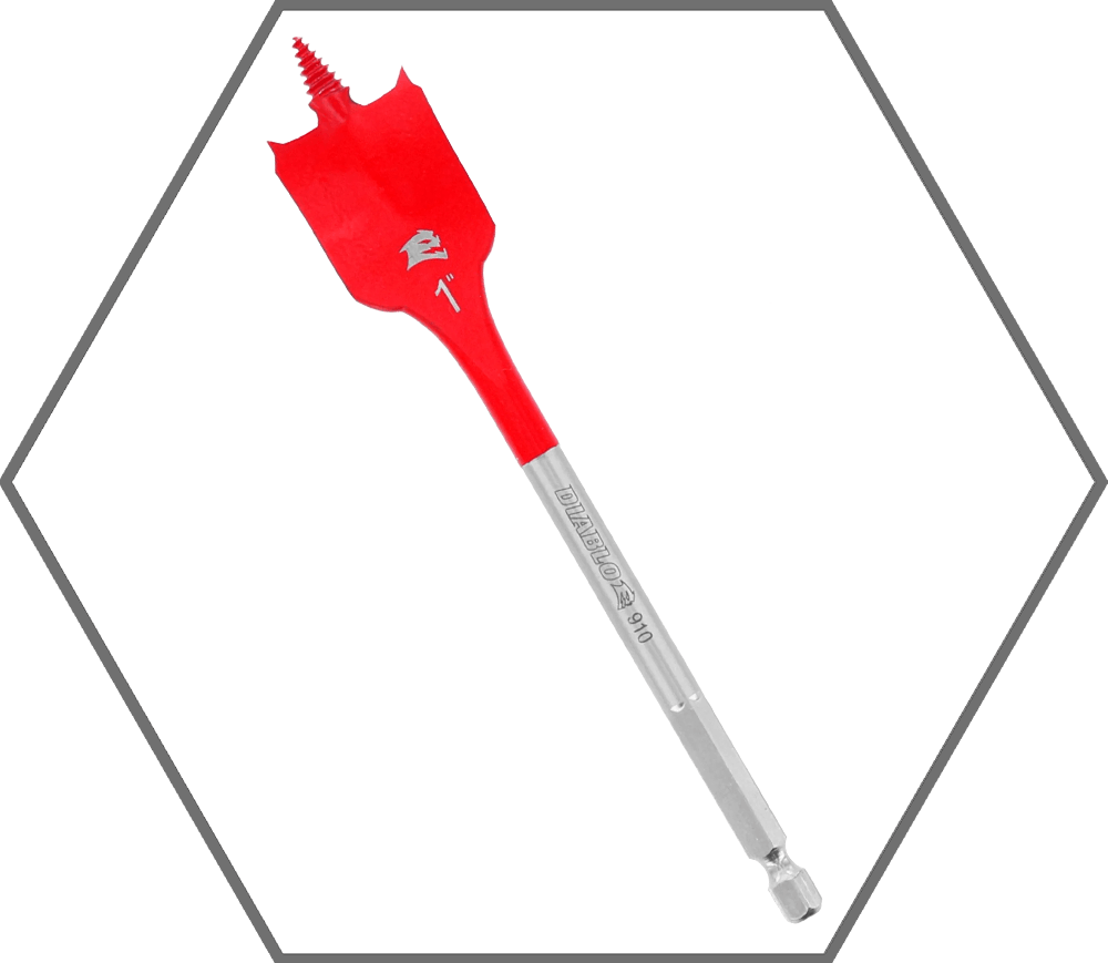1" x 6" SPEEDemon Spade Bit (2-Pack)