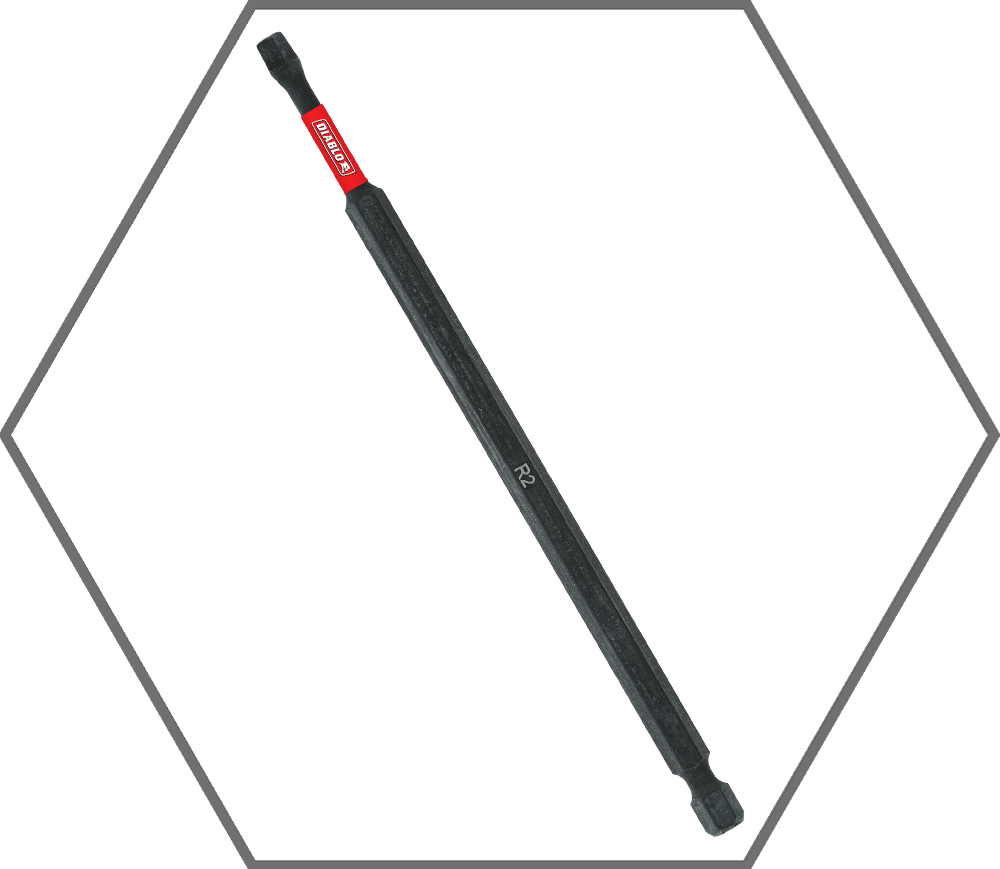 #2 x 6"L Square Insert Bit