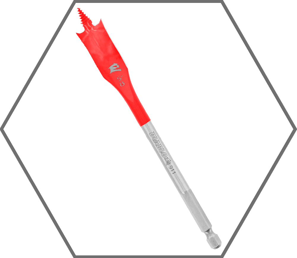 5/8" x 6" SPEEDemon Spade Bit (2-Pack)