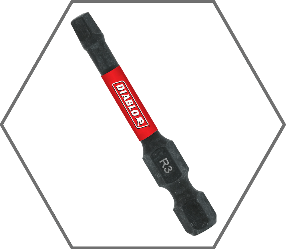 #3 x 2"L Square Insert Bit