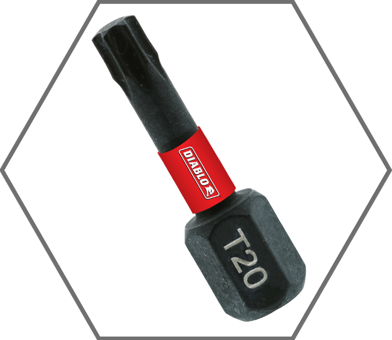 T20 x 1"Torx Insert Bit (5-Pack)
