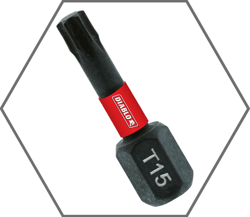 T15 x 1"TorxInsertBit (5-Pack)