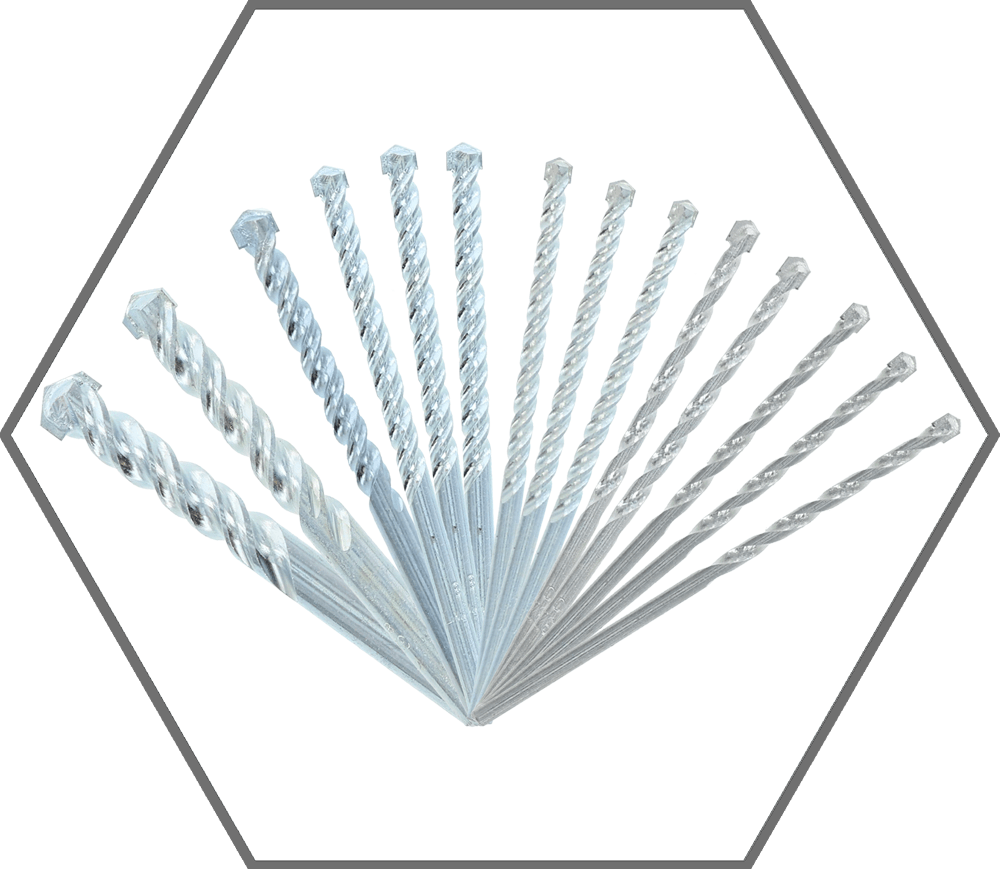 AvantiPRO Carbide Tipped Masonry Drill Bit Set (14-pieces)
