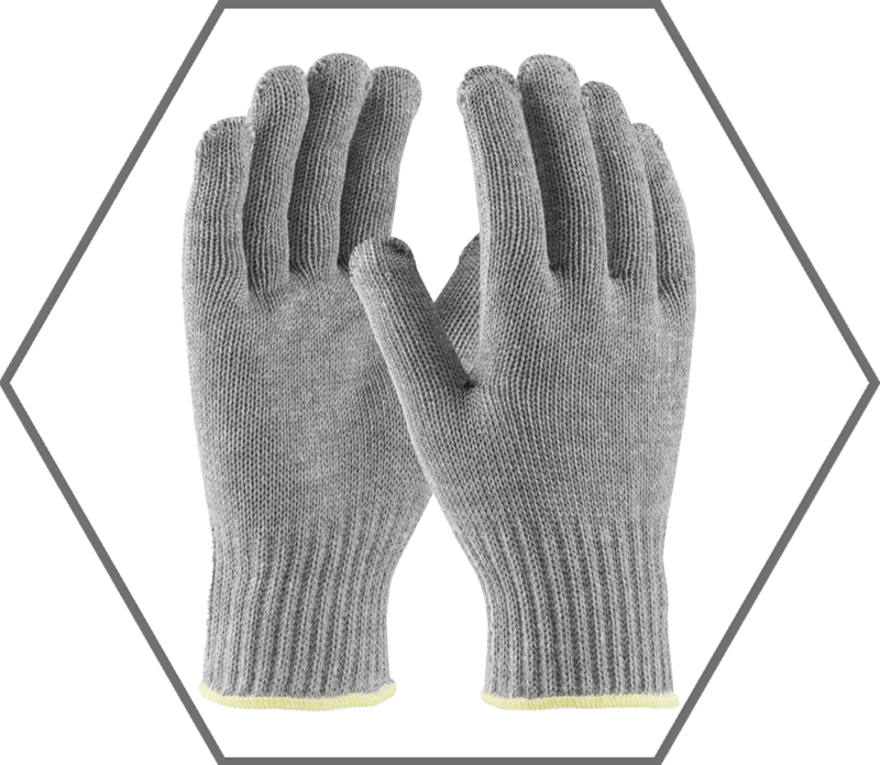 7 Gauge Medium Weight ANSI A4 Gray Seamless Knit