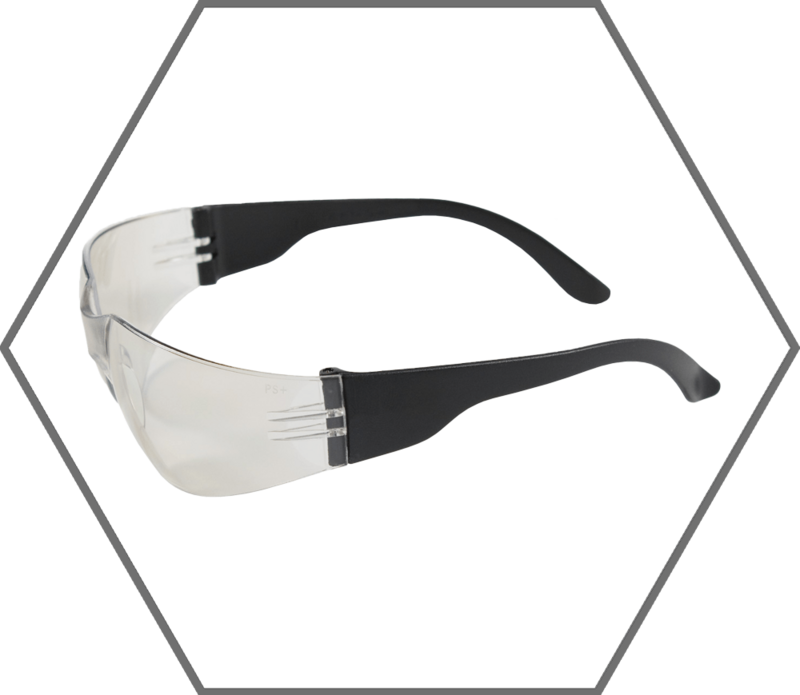 Black Frame Indoor/Outdoor Lens Zenon Z12 Anti-Scratch Safety Glasses