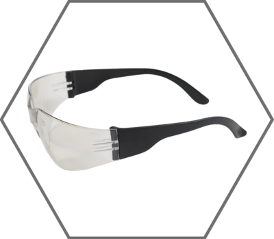 Black Frame Indoor/Outdoor Lens Zenon Z12 Anti-Scratch Safety Glasses