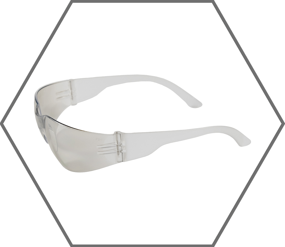 Clear Frame Indoor/Outdoor Lens Zenon Z12 Anti-Scratch Safety Glasses