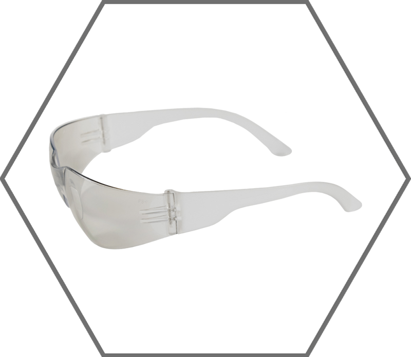 Clear Frame Indoor/Outdoor Lens Zenon Z12 Anti-Scratch Safety Glasses