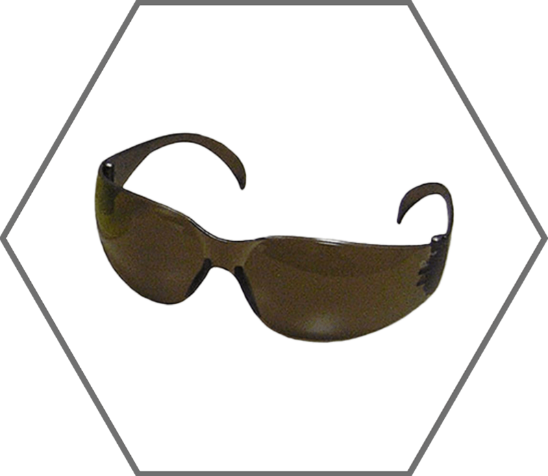 Brown Frame Brown Lens Zenon Z12 Anti-Scratch Safety Glasses