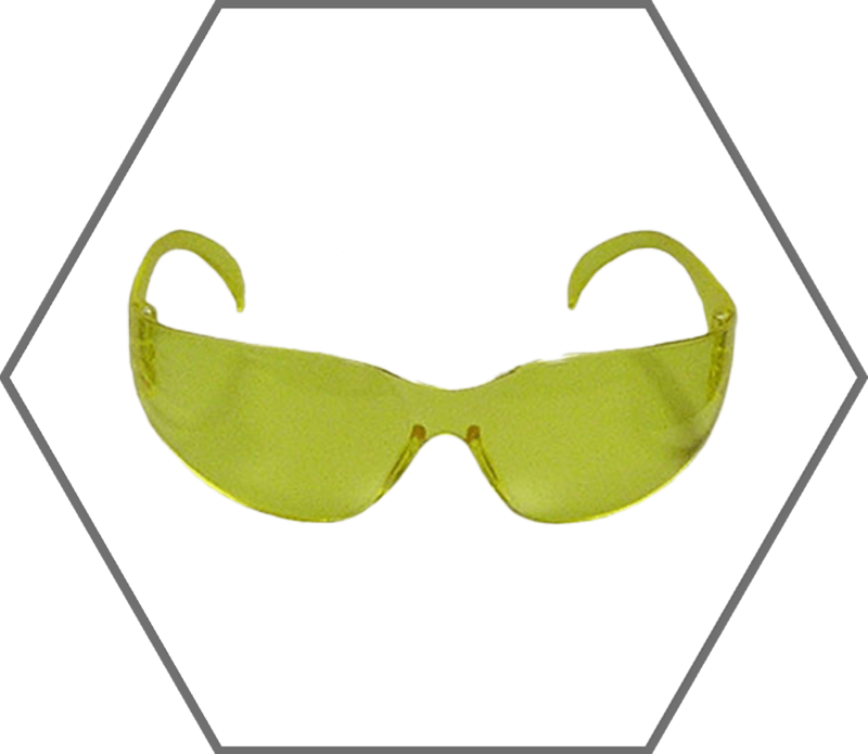 Amber Frame Amber Lens Zenon Z12 Anti-Scratch Safety Glasses
