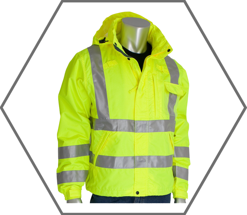 VizPLUS ANSI Type R Class 3 Heavy Duty Waterproof Breathable Jacket X-Large