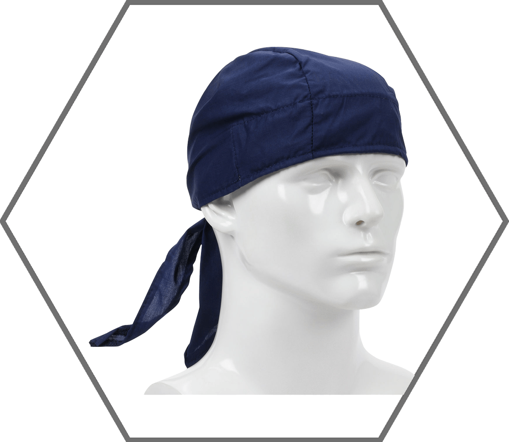 Cowboy Navy EZ-Cool Evap. Cooling Tie Hat Elastic Fit