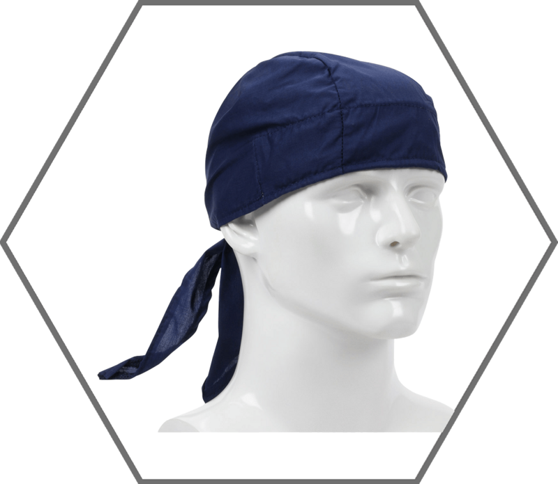 Cowboy Navy EZ-Cool Evap. Cooling Tie Hat Elastic Fit