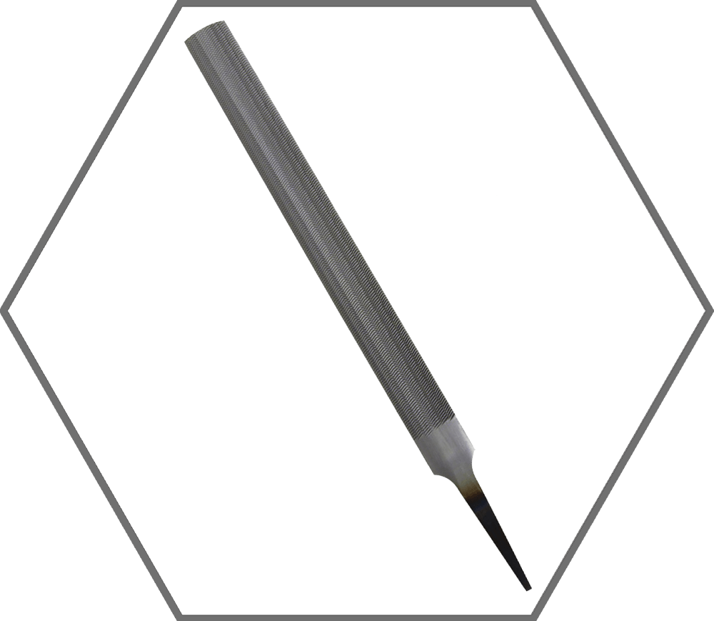 12" Nicholson American Pattern Half Round Bastard File