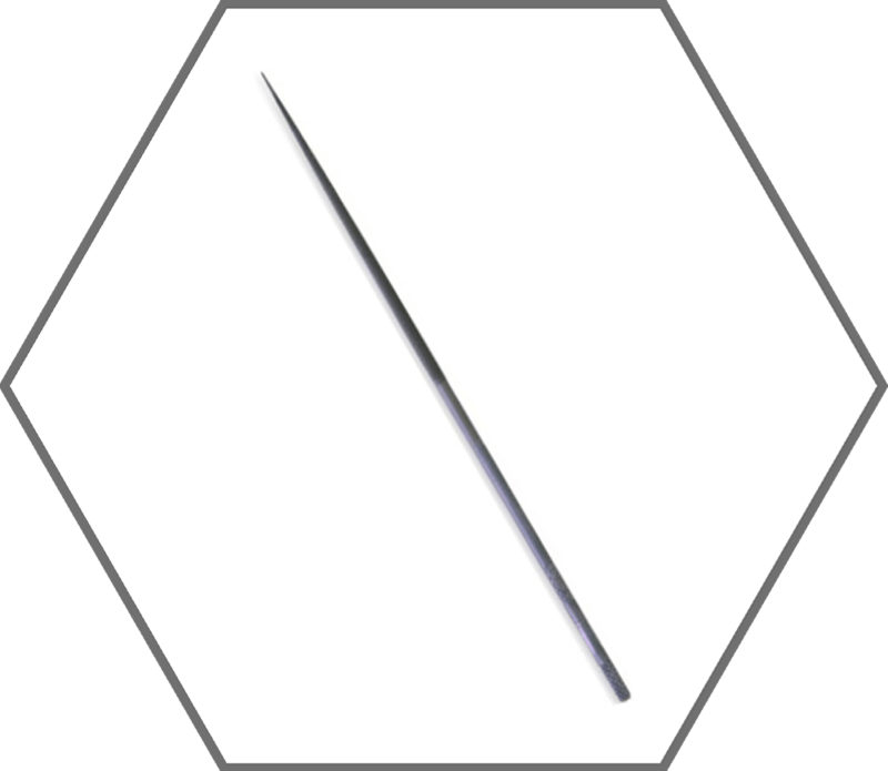 6-1/4" Cut 2 Nicholson Swiss Pattern Round Needle File