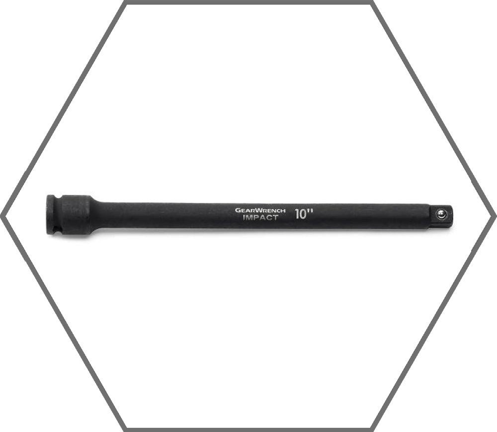 3/4" Drive 6"L GearWrench Phosphate Finish Impact Extension