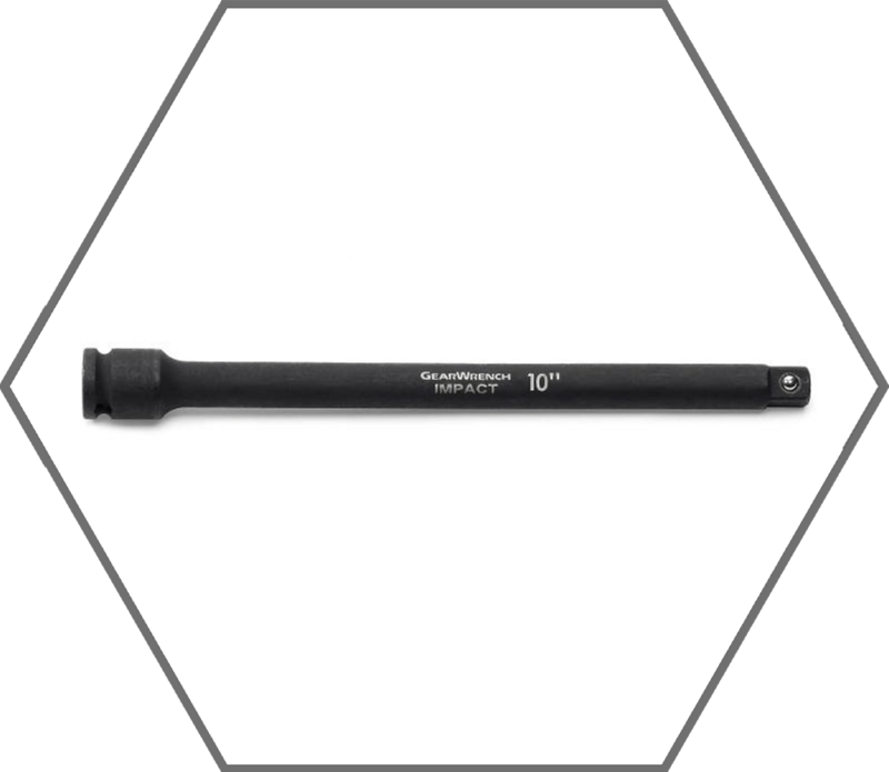 3/4" Drive 6"L GearWrench Phosphate Finish Impact Extension