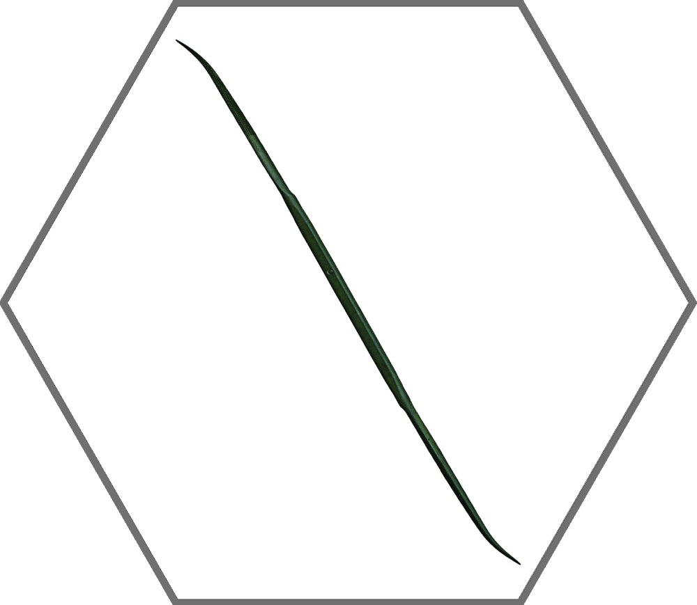 6-1/2" Cut 0 Style 1 Nicholson Die Sinker's Riffler File