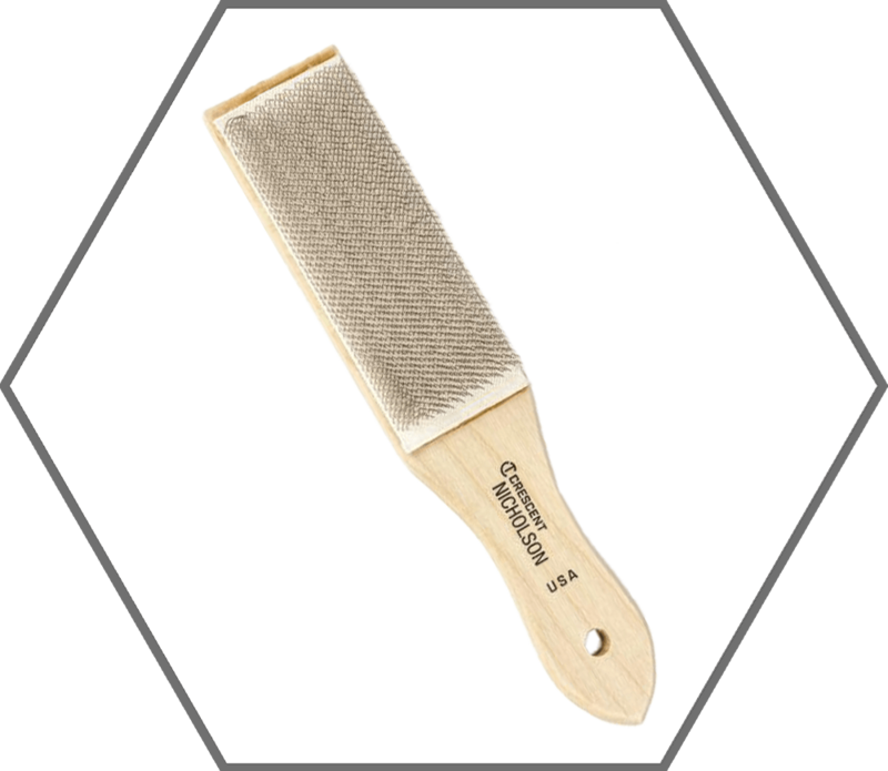 8" Nicholson Abrasive File Cleaner with Wood Handle