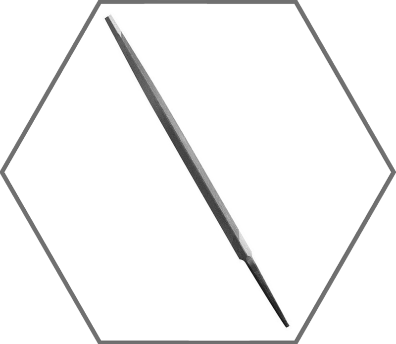 8" Nicholson American Pattern 3-Square Bastard File