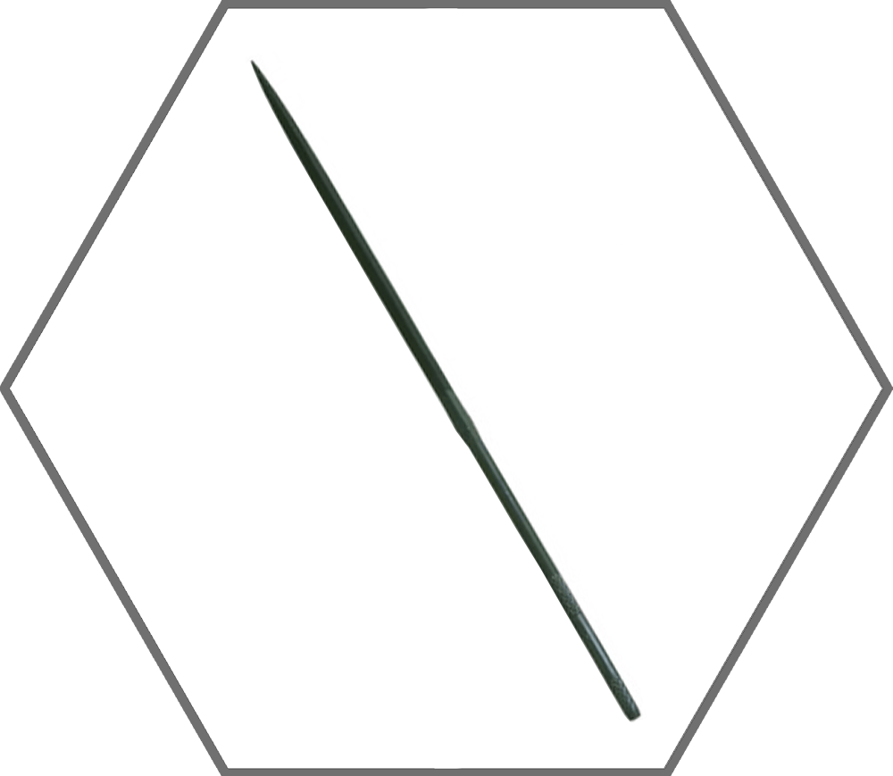6-1/4" Cut 2 Nicholson Swiss Pattern 3-Square Needle File