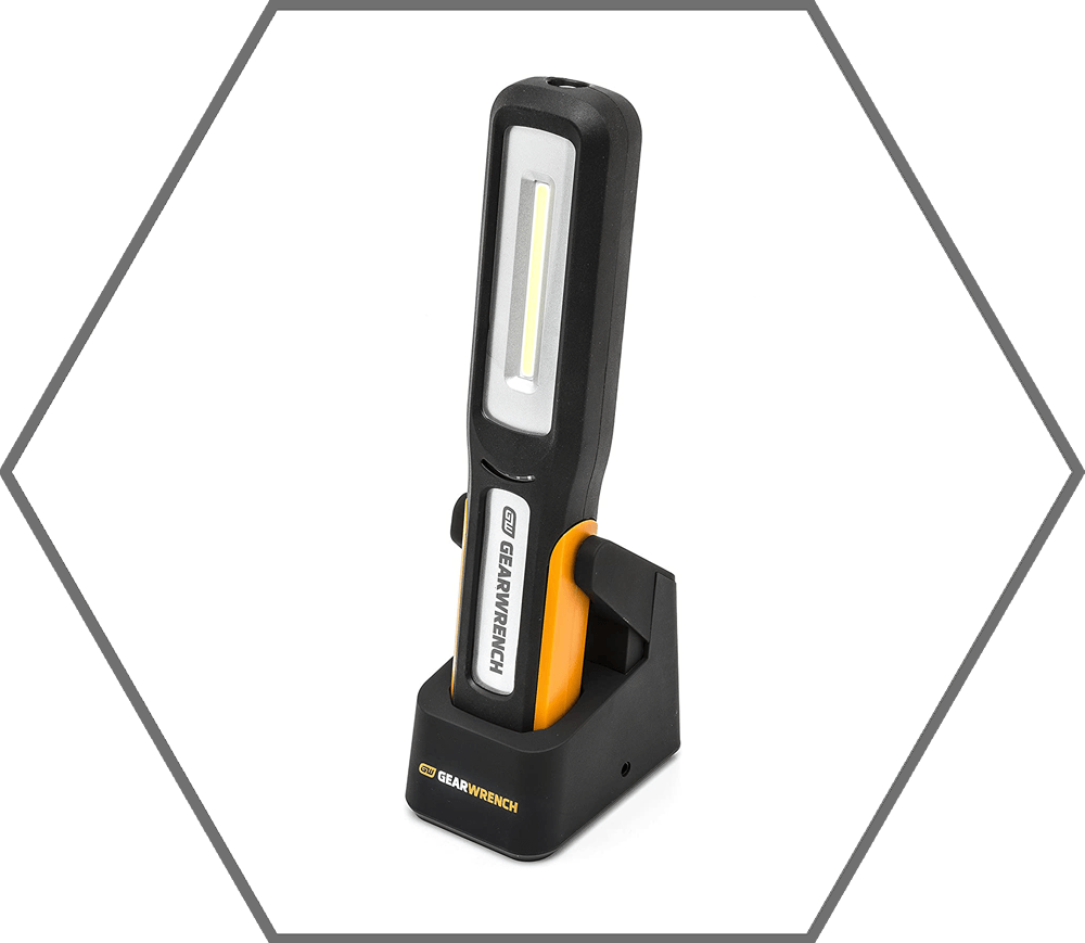 Gearwrench 500 Lumen Rechargeable Work Light with Charging Station