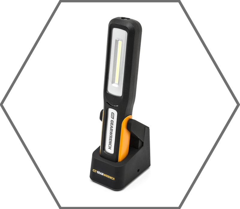 Gearwrench 500 Lumen Rechargeable Work Light with Charging Station