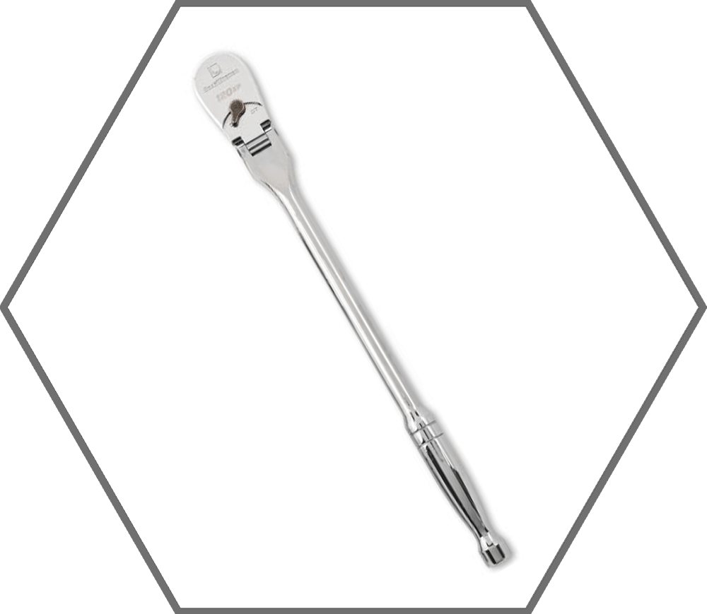 1/2" Drive 17"L GearWrench 120XP Flex Head Teardrop Reversible Ratchet