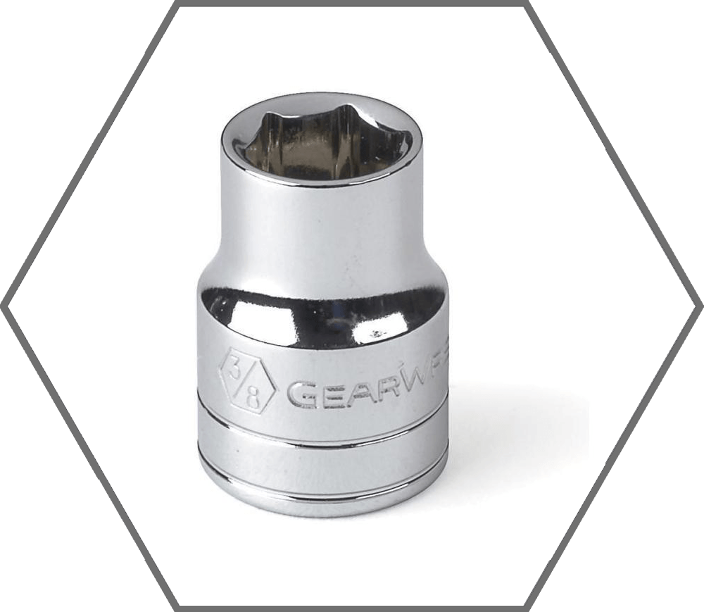 1/2" Drive 6 Point Standard SAE Socket 7/16"