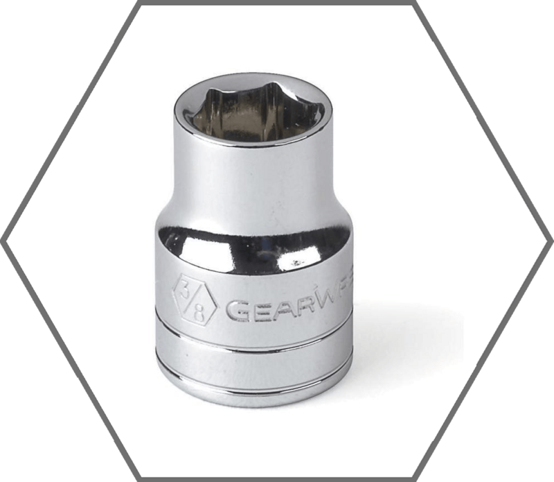 1/2" Drive 6 Point Standard SAE Socket 7/16"
