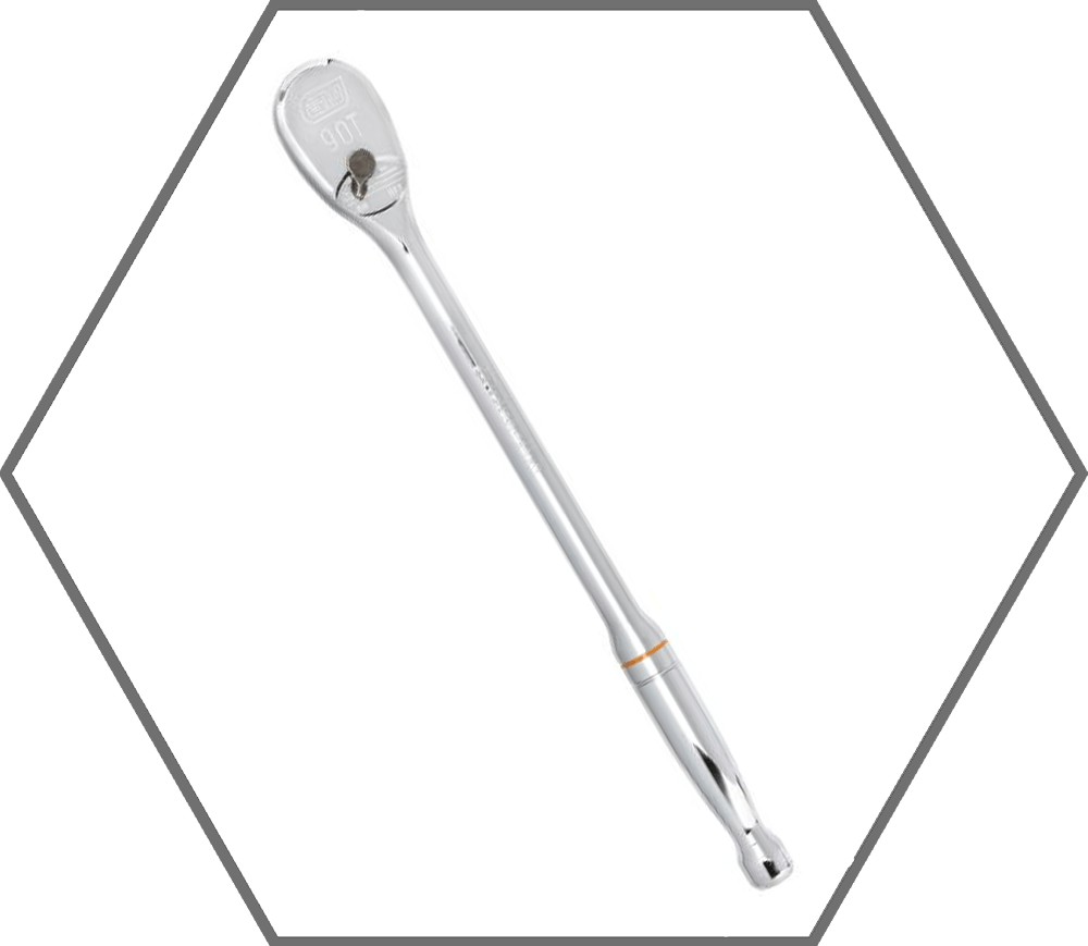 1/2" Drive 15"L GearWrench 84 Tooth Teardrop Reversible Ratchet