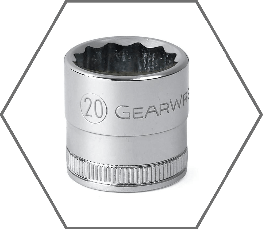 1/2" 12 Point Standard SAE Socket  13/16"