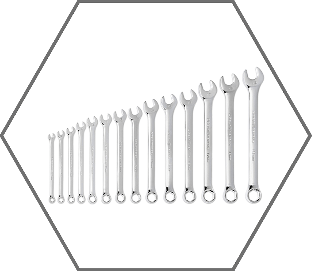 14pc 6mm-19mm 6pt GearWrench Metric Surface Drive Plus Combination Wrench Set