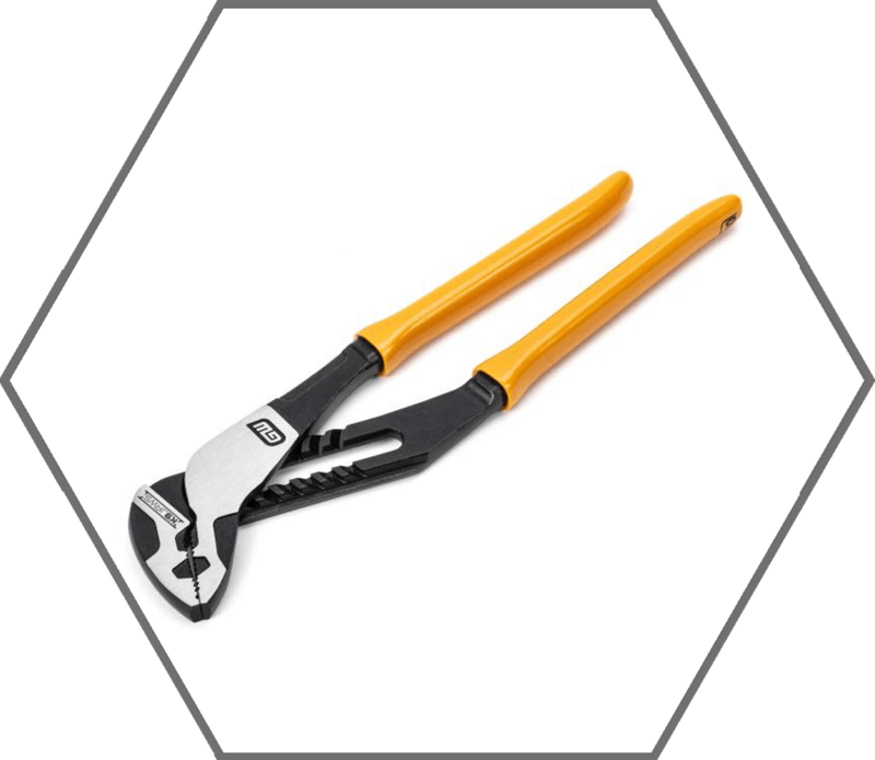 10" Pitbull K9 Straight Jaw Dipped Handle Tongue & Groove Plier