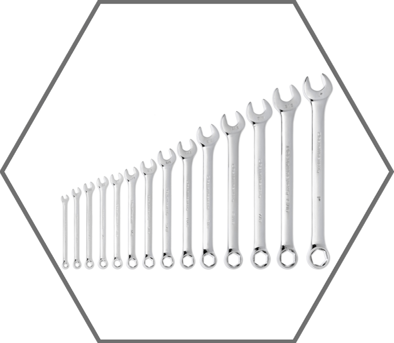 14pc 1/4"-1" 6pt GearWrench SAE Surface Drive Plus Combination Wrench Set