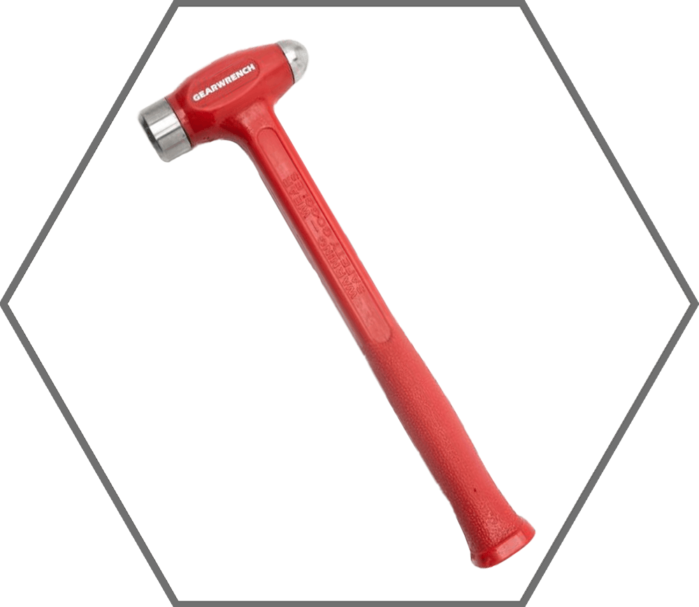 14oz GearWrench Steel Face Urethane Handle Dead Blow Ball Pein Hammer