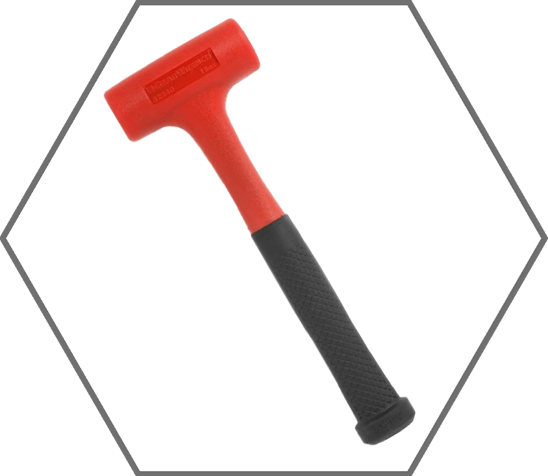 18oz GearWrench Polyurethane Head Rubber Handle Dead Blow Hammer