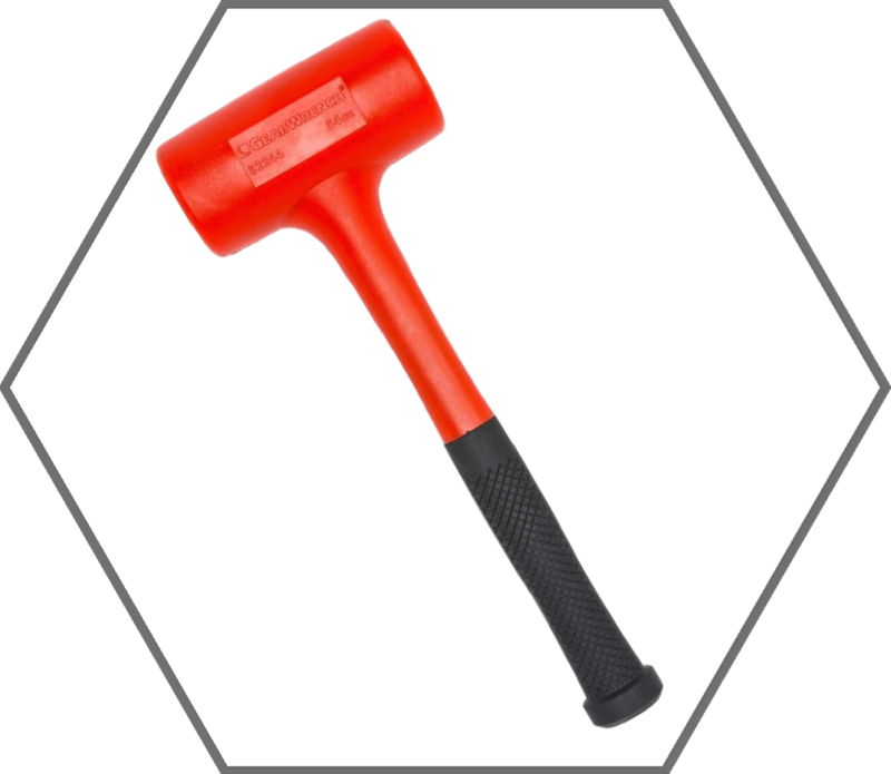 54oz GearWrench Polyurethane Head Rubber Handle Dead Blow Hammer