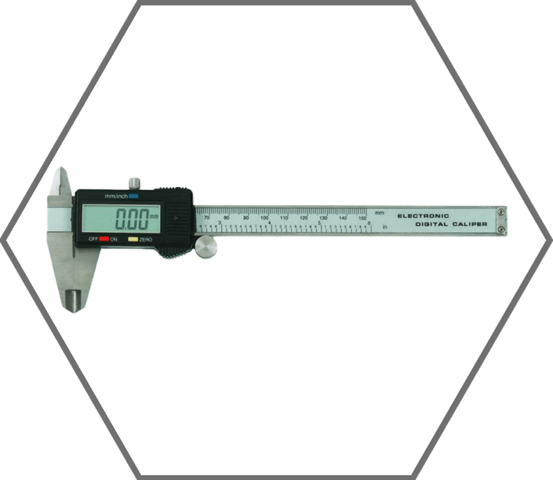 6" GearWrench Digital SAE/Metric Caliper with Large LCD Window