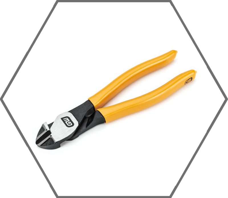 7" Diagonal Cutting Dipped Handle Slip Joint Plier