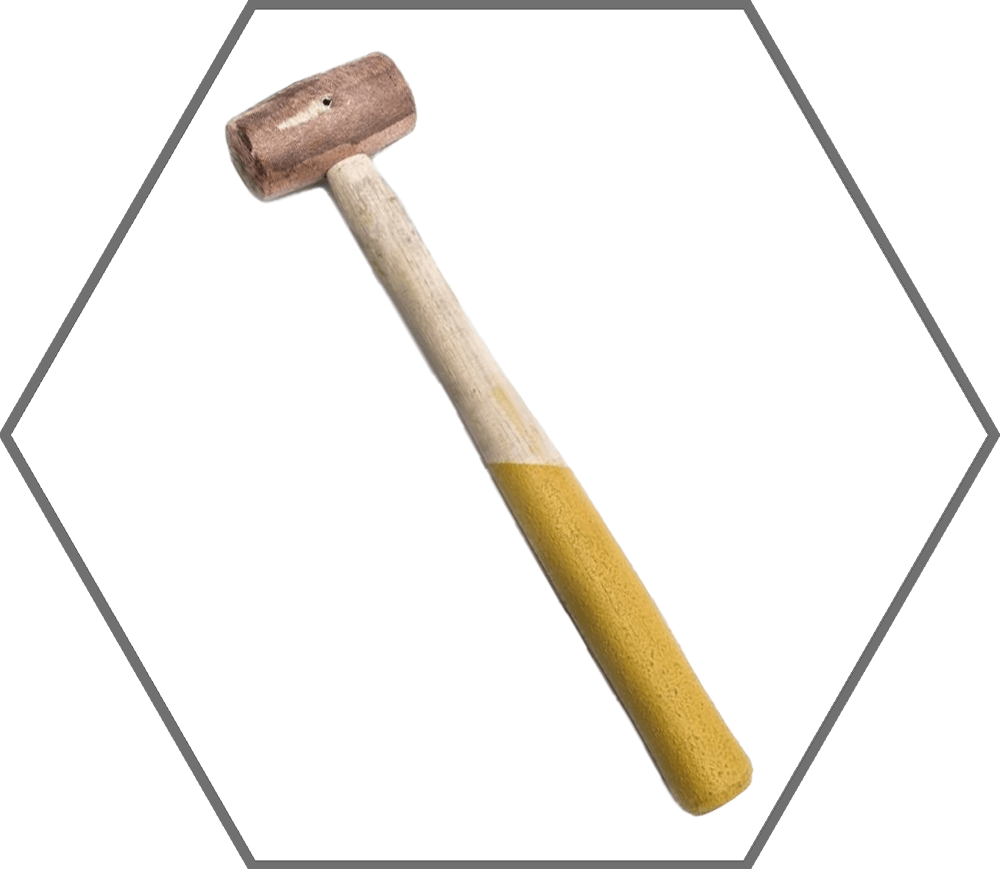 32oz GearWrench Copper Head Hickory Handle Non-Sparking Hammer