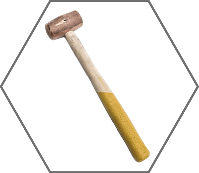 32oz GearWrench Copper Head Hickory Handle Non-Sparking Hammer