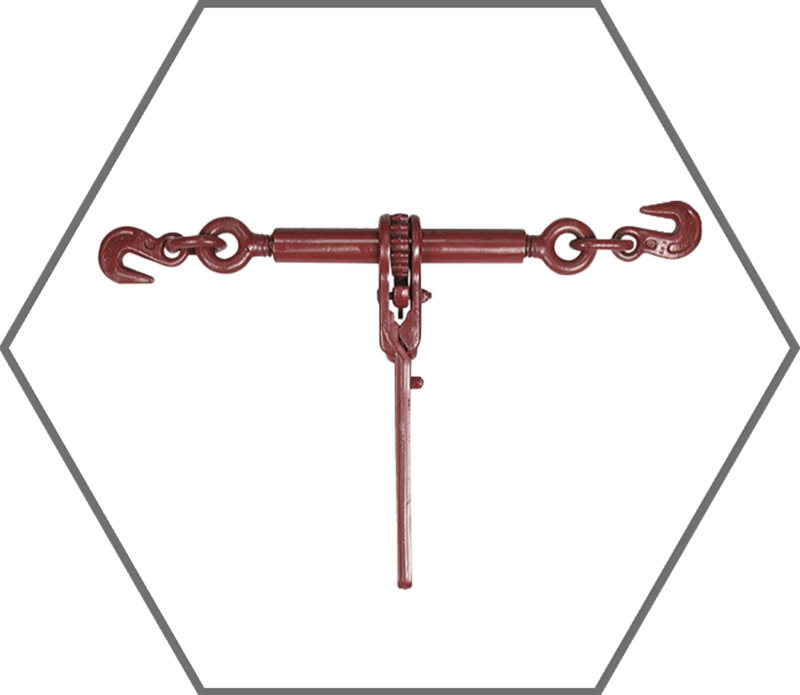 3/8"-1/2" 9,200lb WLL Domestic Red Ratchet Load Chain Binder