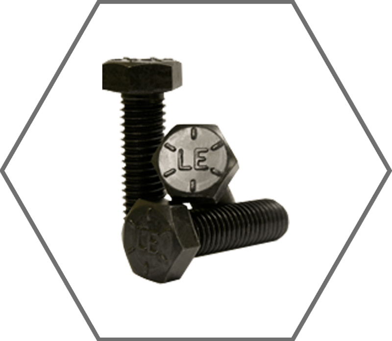 1"-8 x 6" SAE J429 Grade 8 Plain Finish Hex Cap Screw, Made in USA