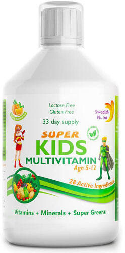 Swedish Nutra Super Kids Multivitamin