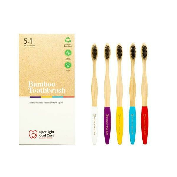 Spotlight Bamboo Toothbrush - 5 Pack