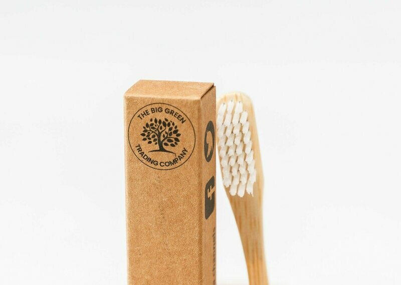 Bamboo Toothbrush - White